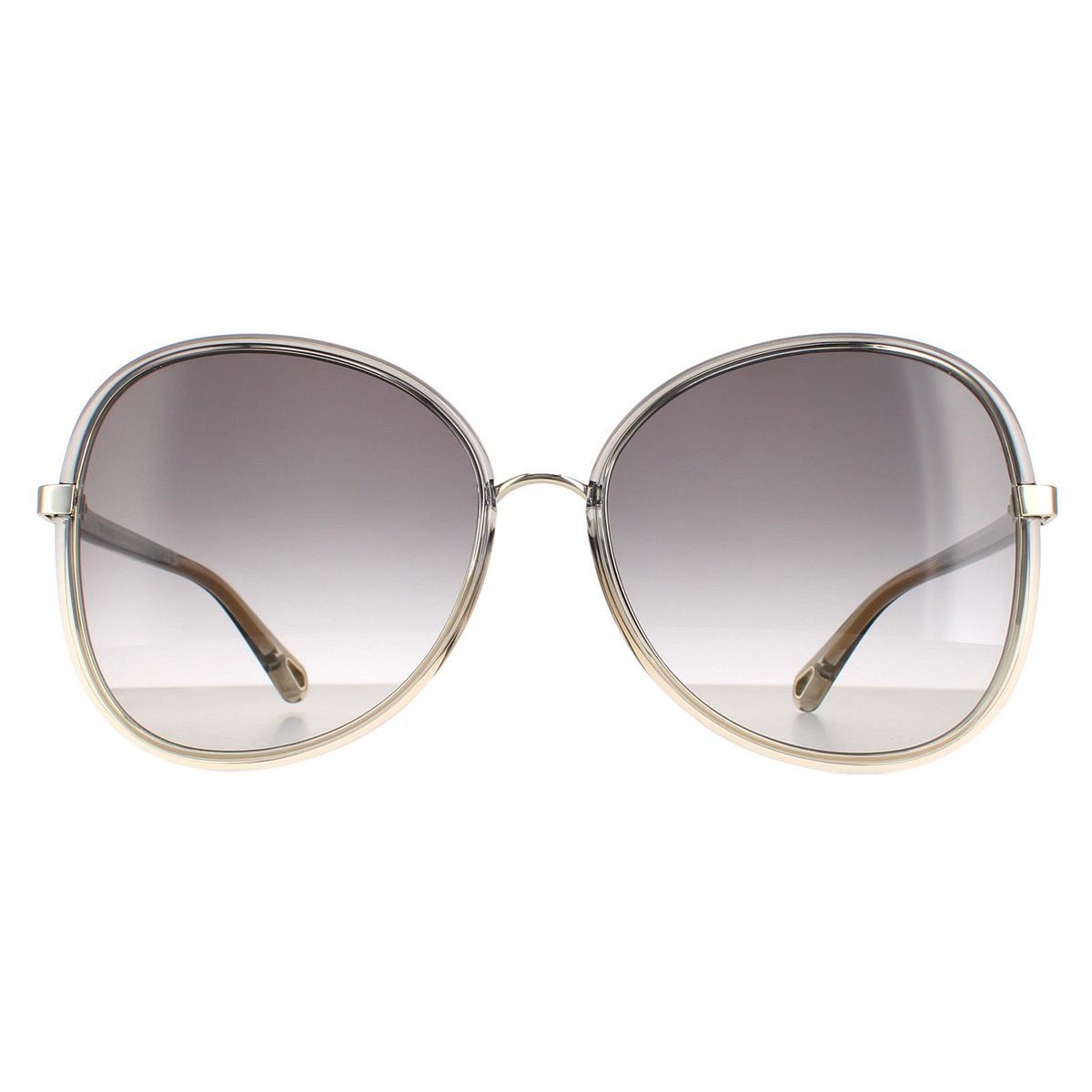 Übergroße Butterfly-Sonnenbrille mit Farbverlaufsglas