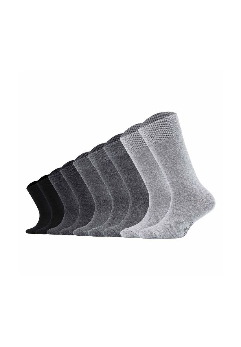 S.Oliver Red Label SO 9PG SOCKE BOX 2/19, 0049 GREY, 35-38, mehrfarbig, 35-38