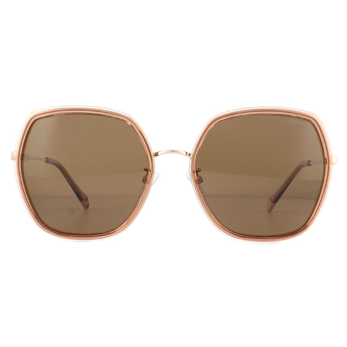 Extragroße geometrische Sonnenbrille