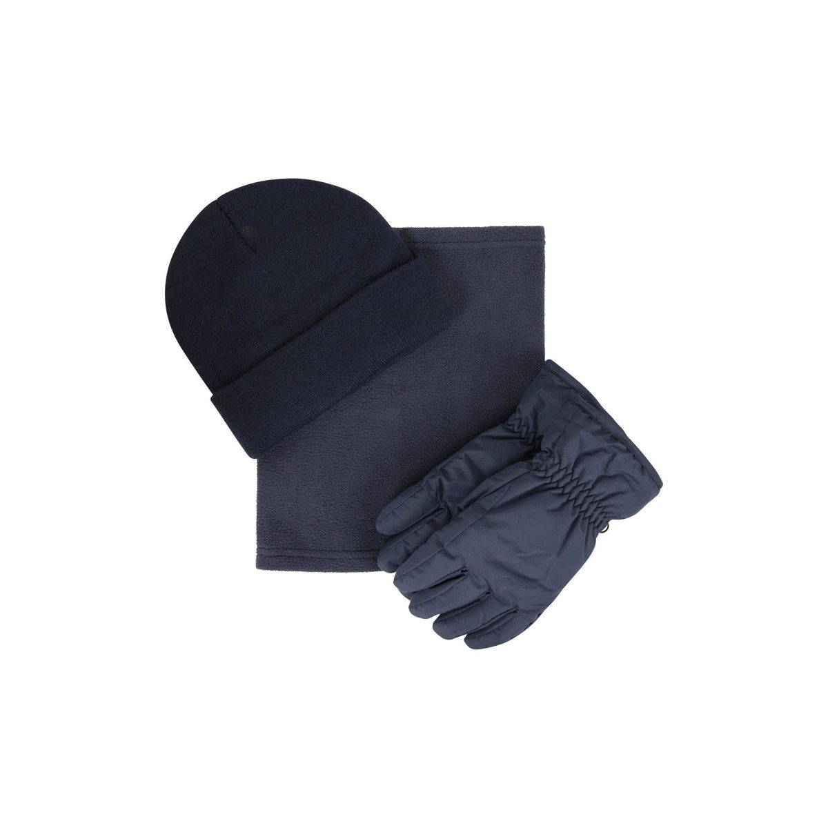 Winter-Accessoires-Set für Damen Marineblau