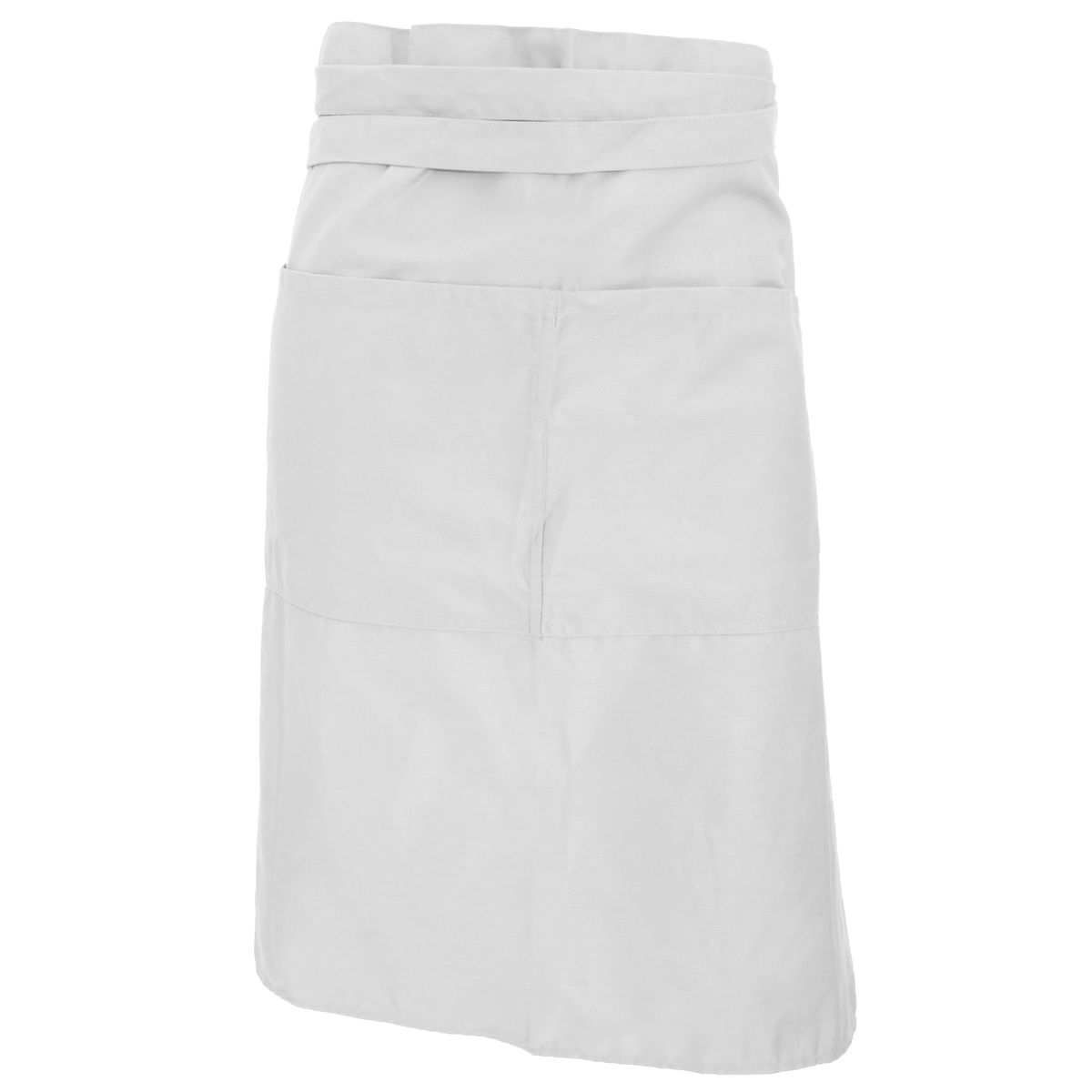 Unisex Weiße Halbschürze mit Taschen