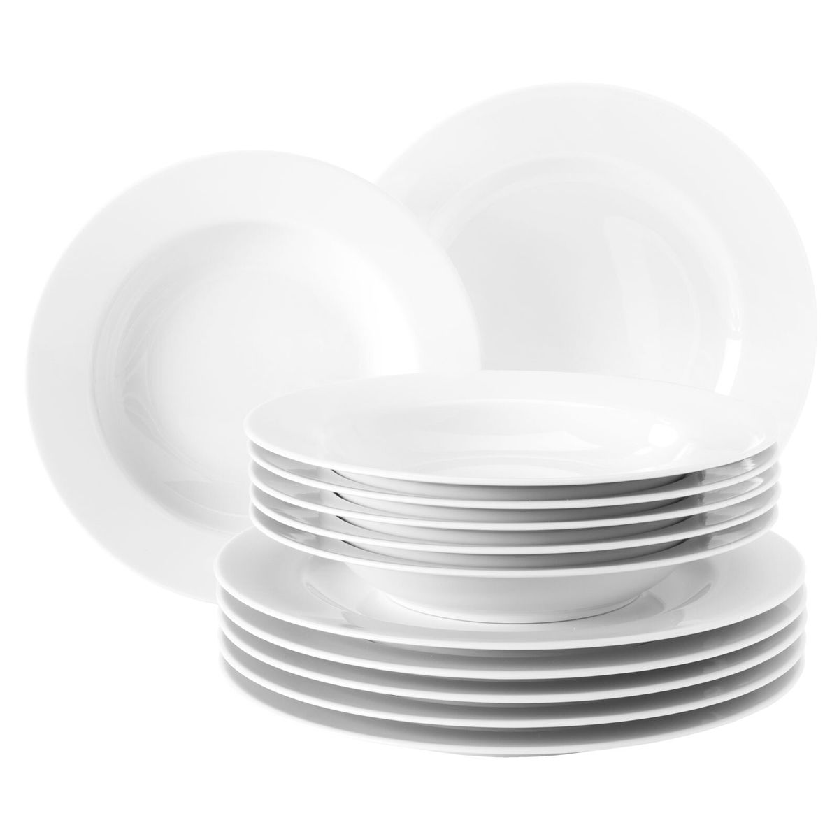 Seltmann Weiden Tafelservice-Set, 12-teilig, weiß, 99