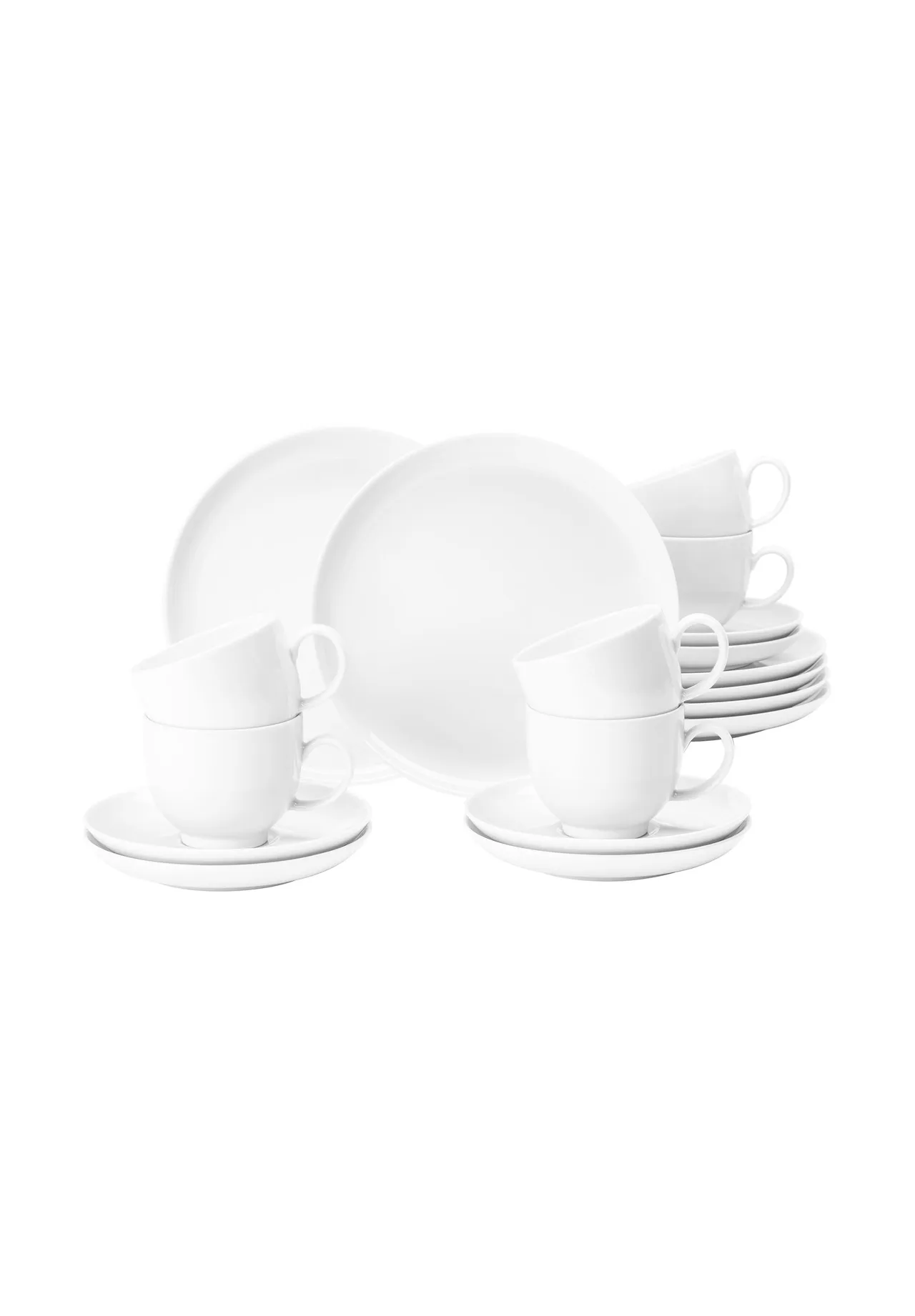 Seltmann Weiden Kaffeeservice, 18-teilig, weiß, 99