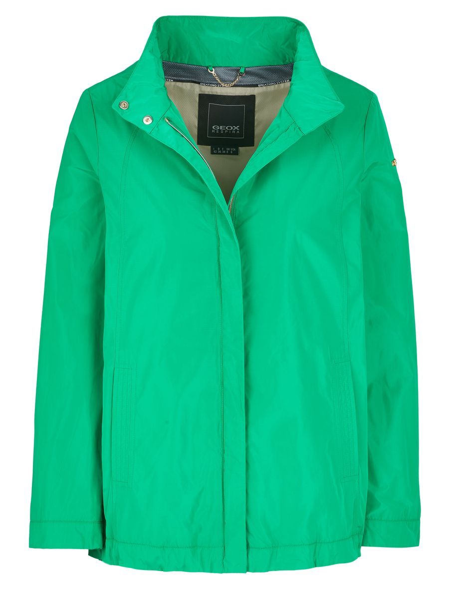Lässige leichte Jacke mit Stehkragen