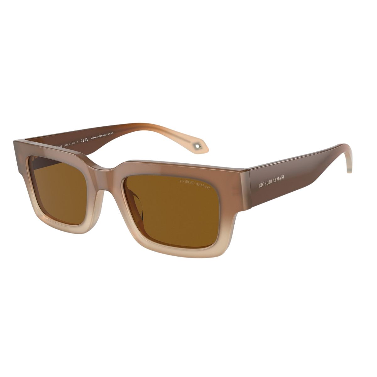Sonnenbrille mit quadratischem Rahmen