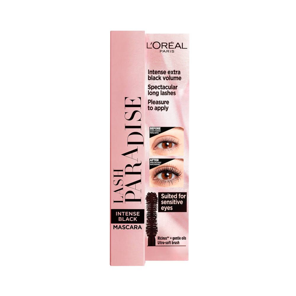 Intensive schwarze Volumen-Mascara
