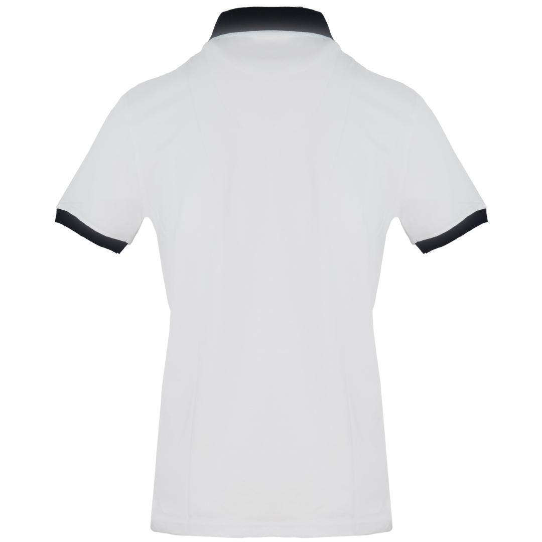 Polohemd mit Kontrastkragen und Stretch