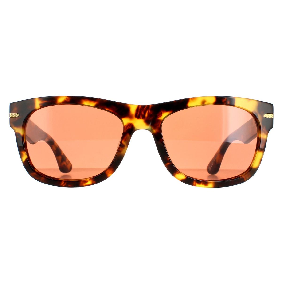 Eckige Schildpatt Havanna Sonnenbrille