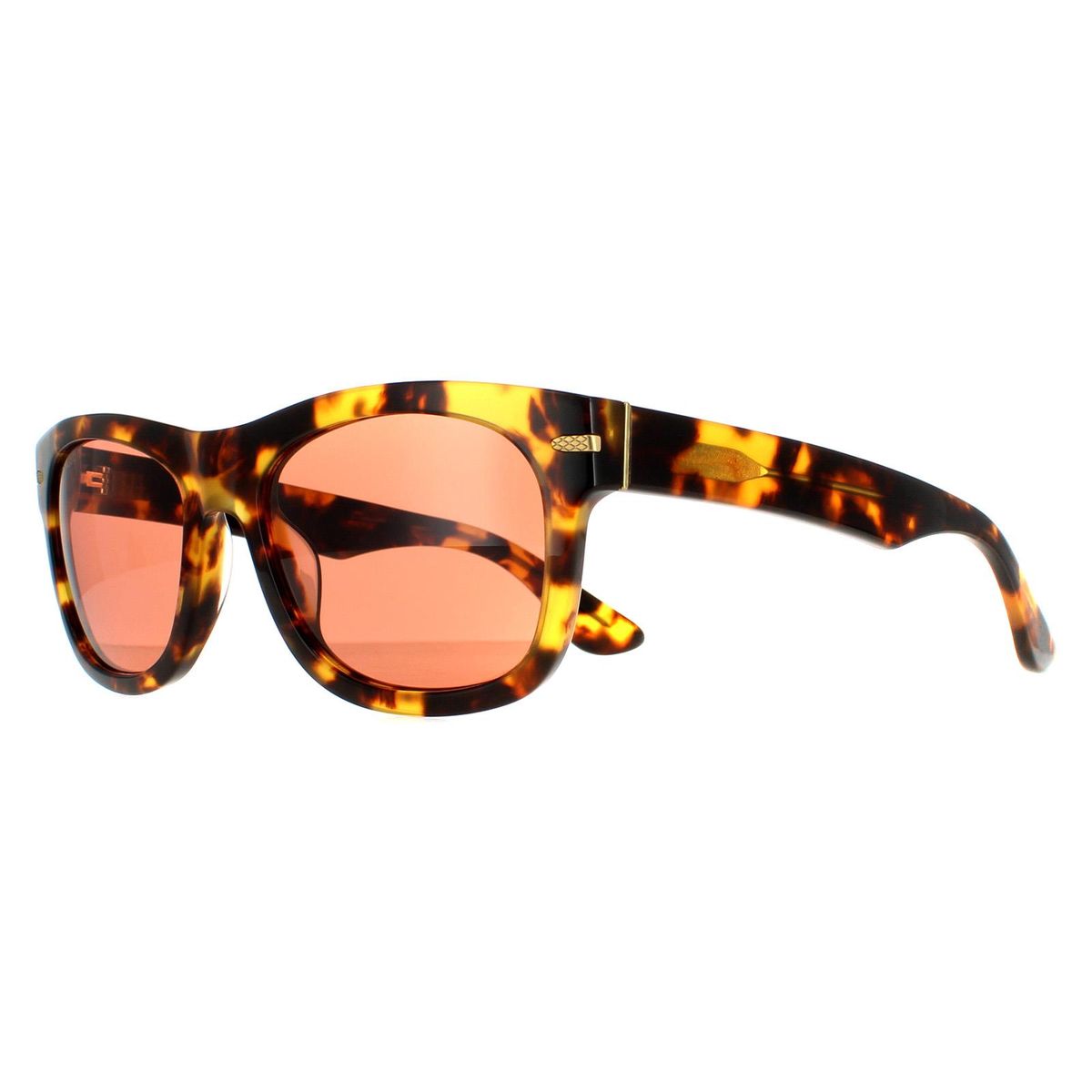 Eckige Acetat-Sonnenbrille mit getönten Gläsern