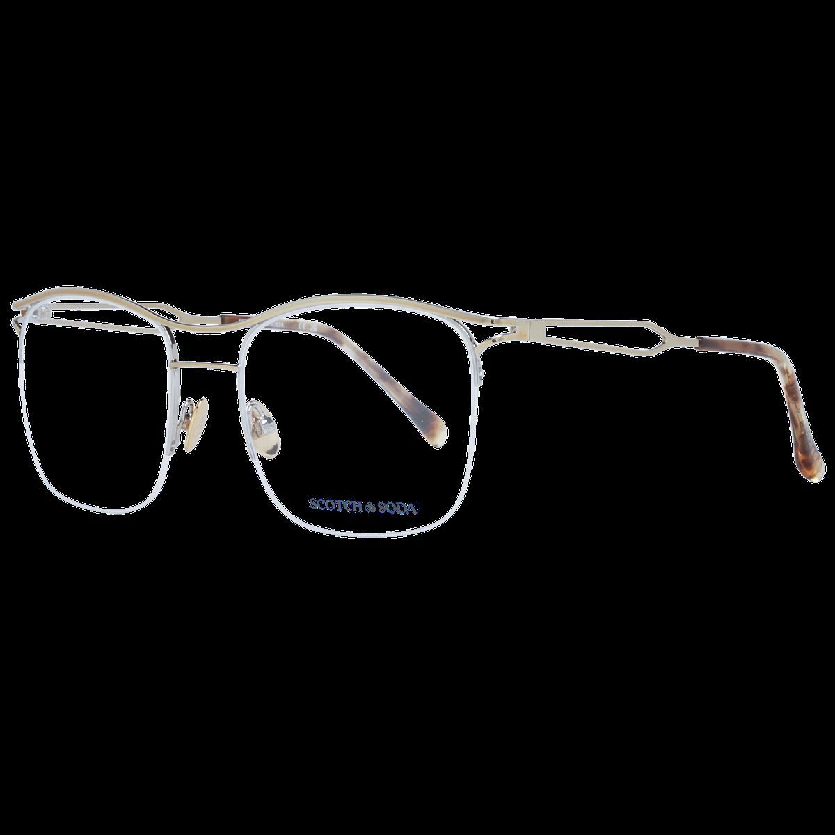 Quadratische Halbrand-Metallbrille