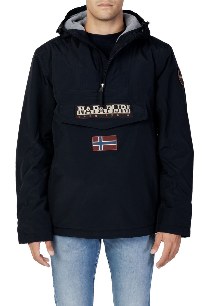 Herren Anorak Jacke mit Kapuze