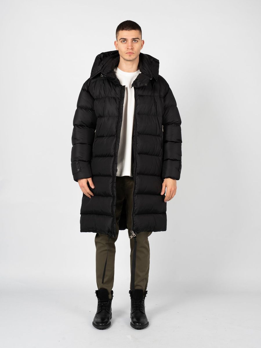 Oversize Steppmantel mit Kapuze