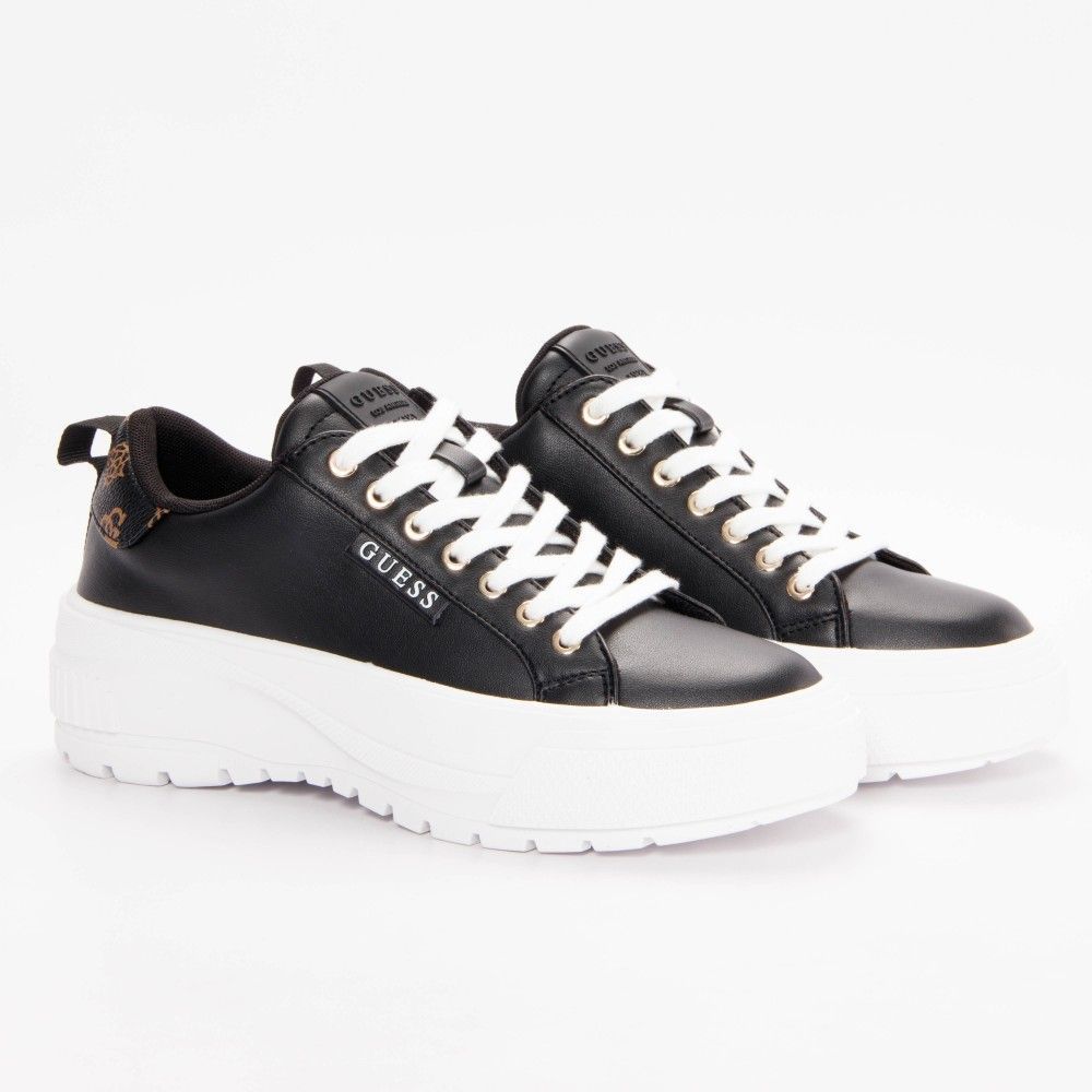 Modische Plateausneakers mit Logo-Detail