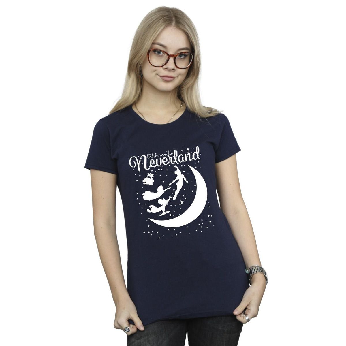Neverland Grafik-T-Shirt für Damen