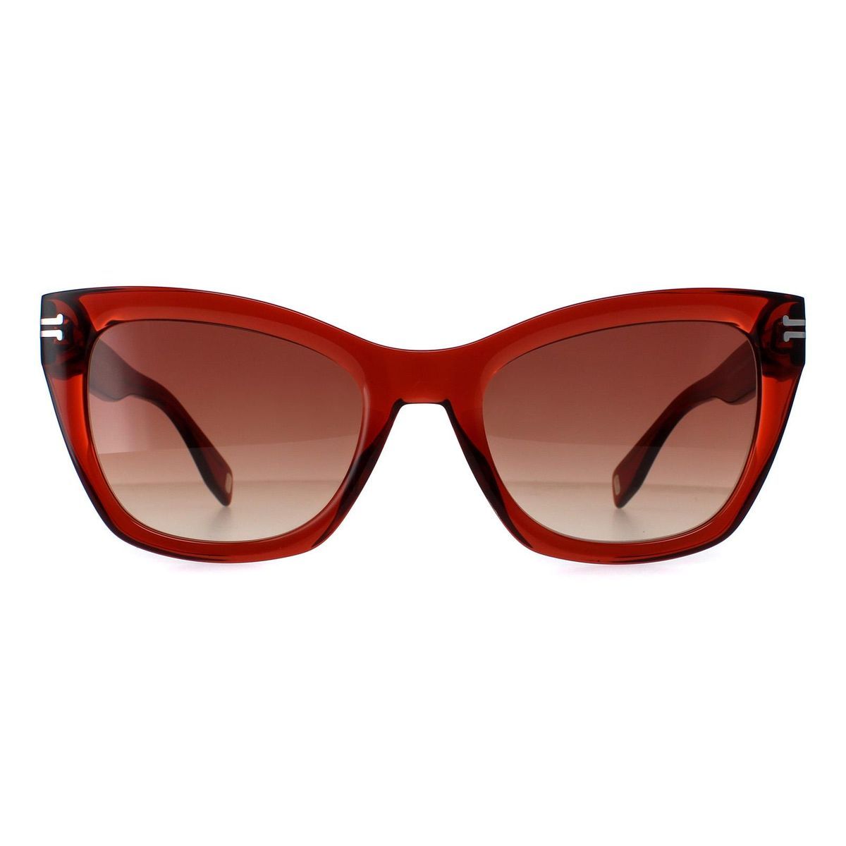 Cat-Eye-Sonnenbrille braun Verlaufgläser
