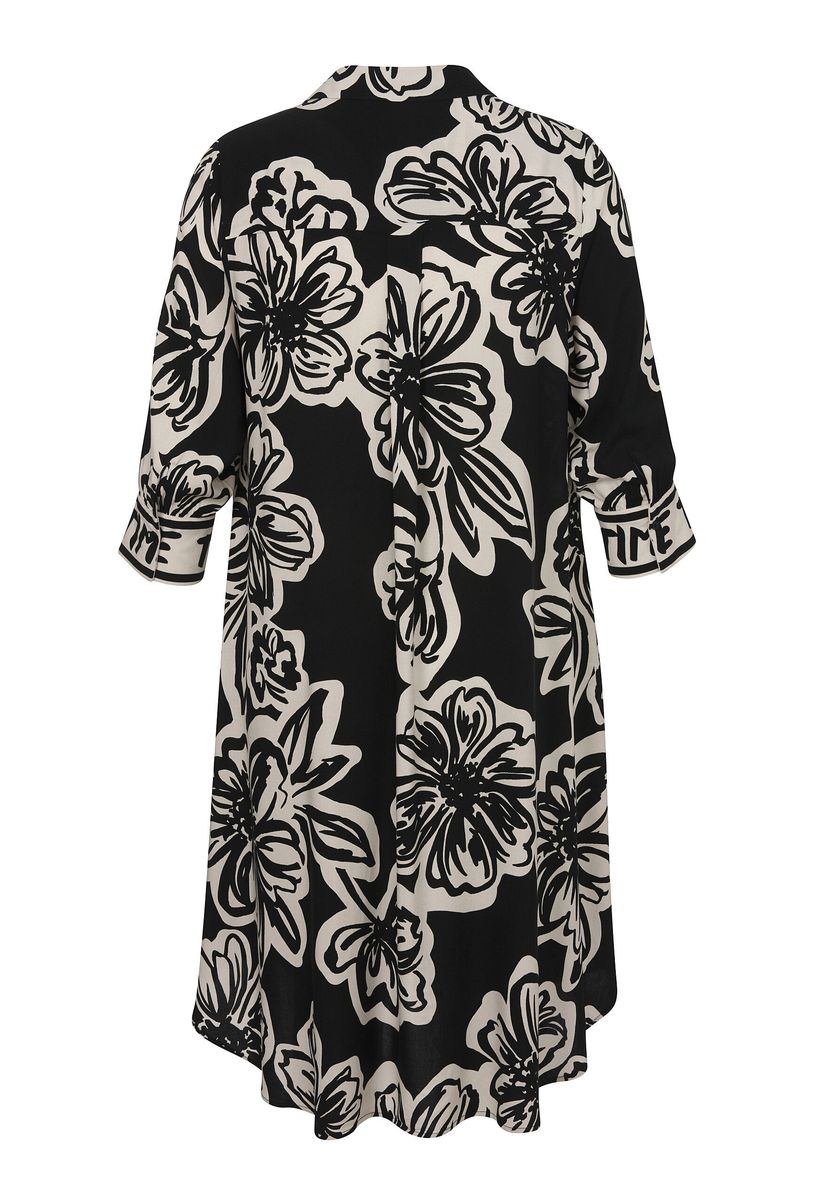 Viskosekleid mit Blumendruck