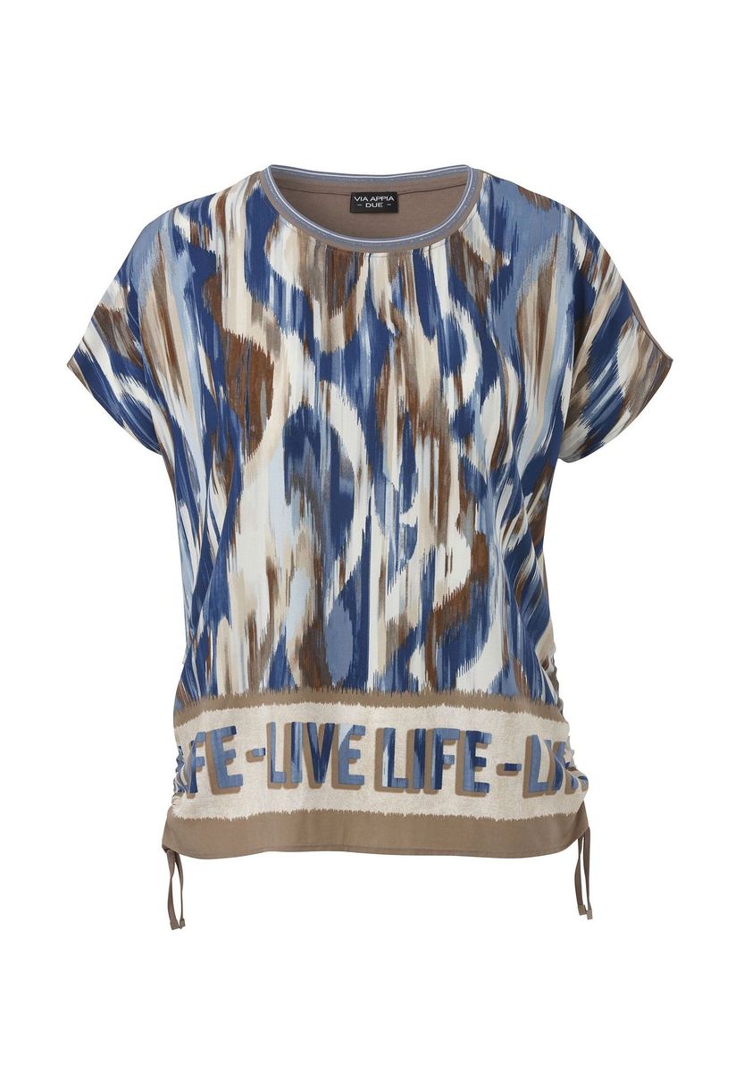 Abstraktes Viskosemischungs-Top mit Druck