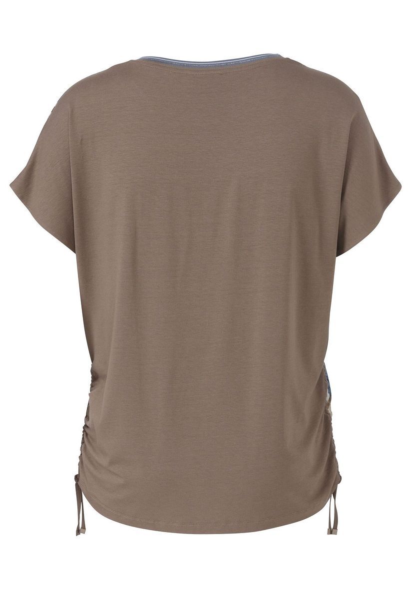 Abstraktes Viskosemischungs-Top mit Druck