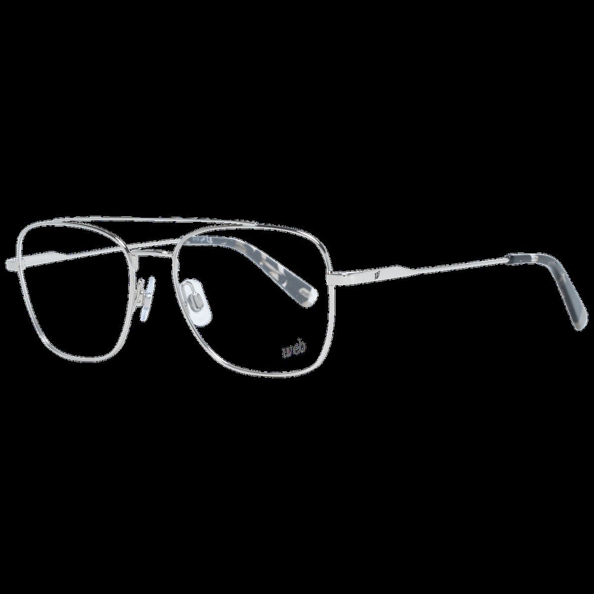 Silberfarbene Brille im Pilotenstil mit Metallrahmen
