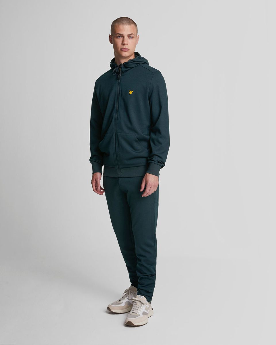 Moderner Kapuzen-Zip-Sweater