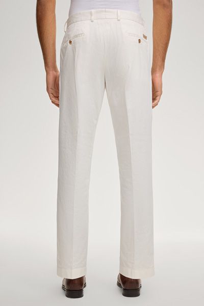Joop! Hank Off-White Chino Hose Slim Fit Stretch Baumwolle