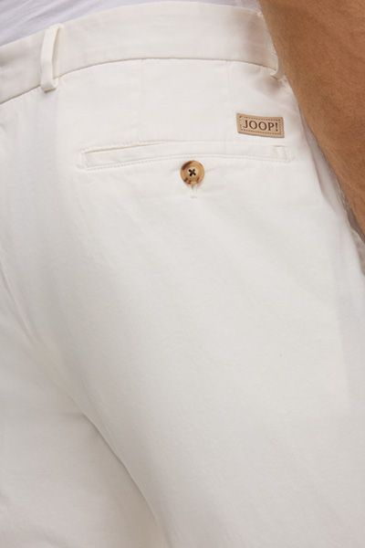 Joop! Hank Off-White Chino Hose Slim Fit Stretch Baumwolle