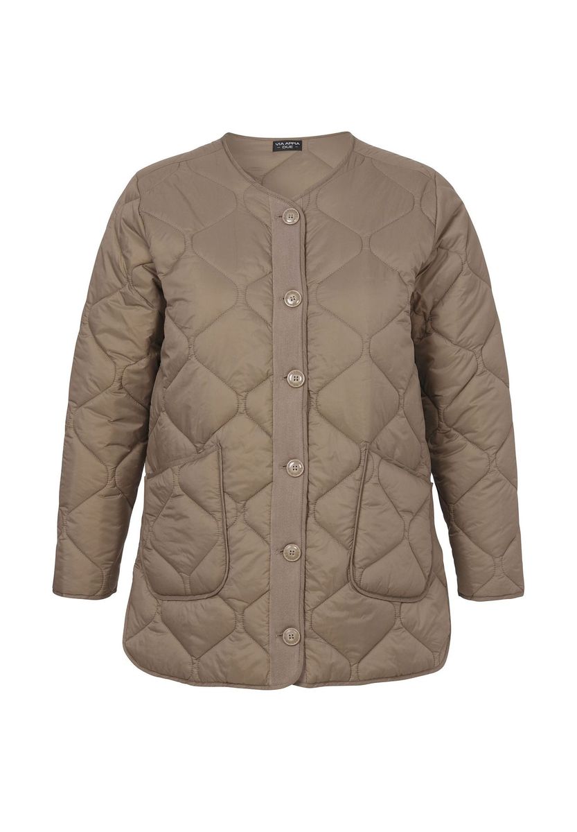 Gesteppte, leichtgewichtige Jacke mit Knopfleiste