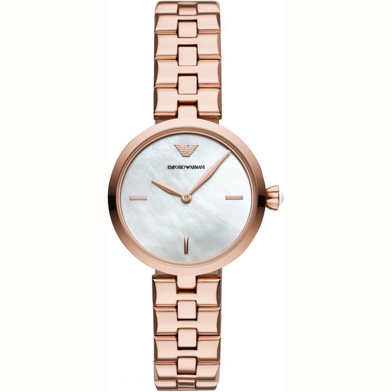 Elegante Damenuhr in Roségold