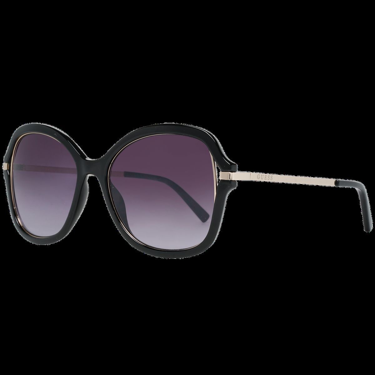 Übergroße Sonnenbrille mit Schmetterlingsrahmen