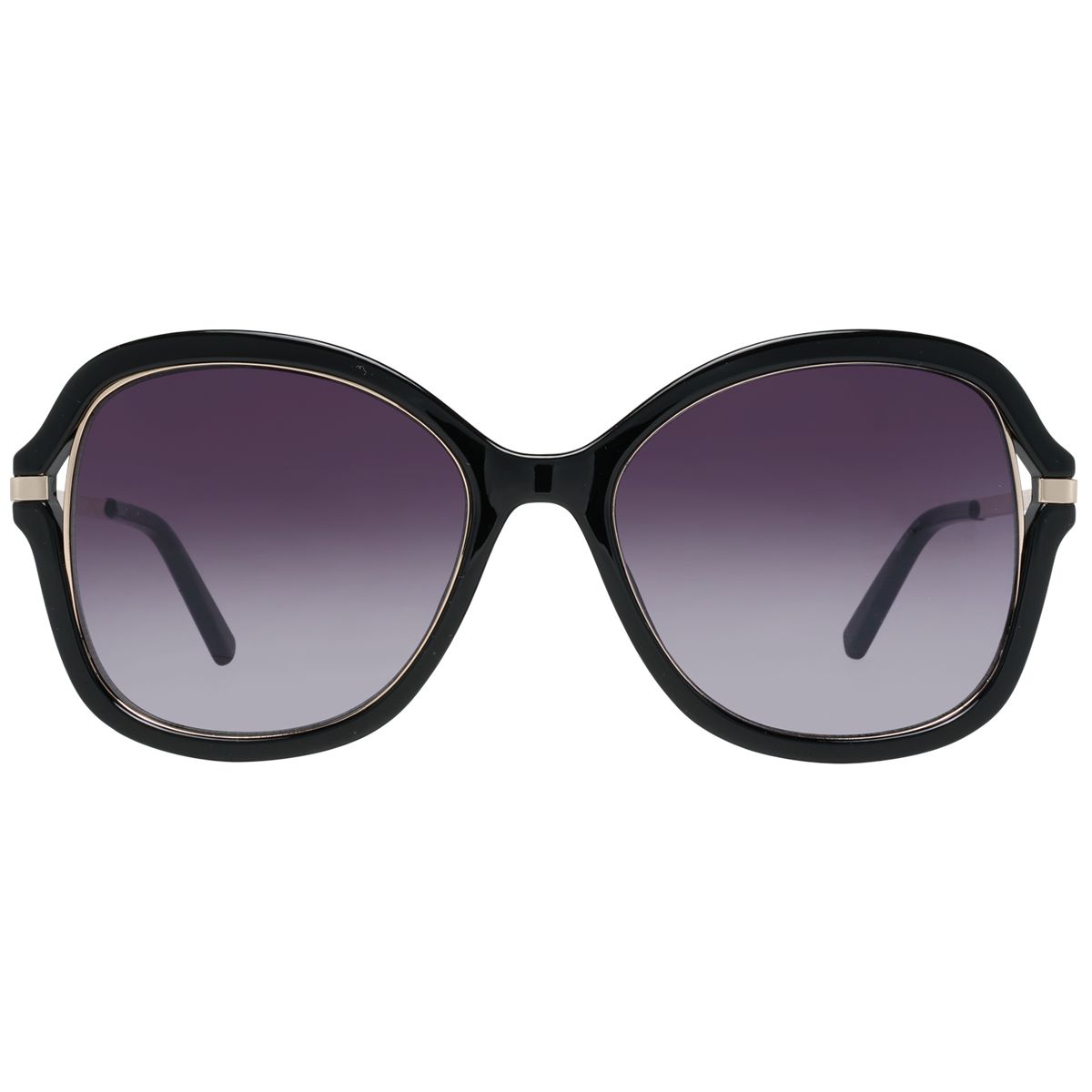 Übergroße Butterfly-Sonnenbrille mit Farbverlauf