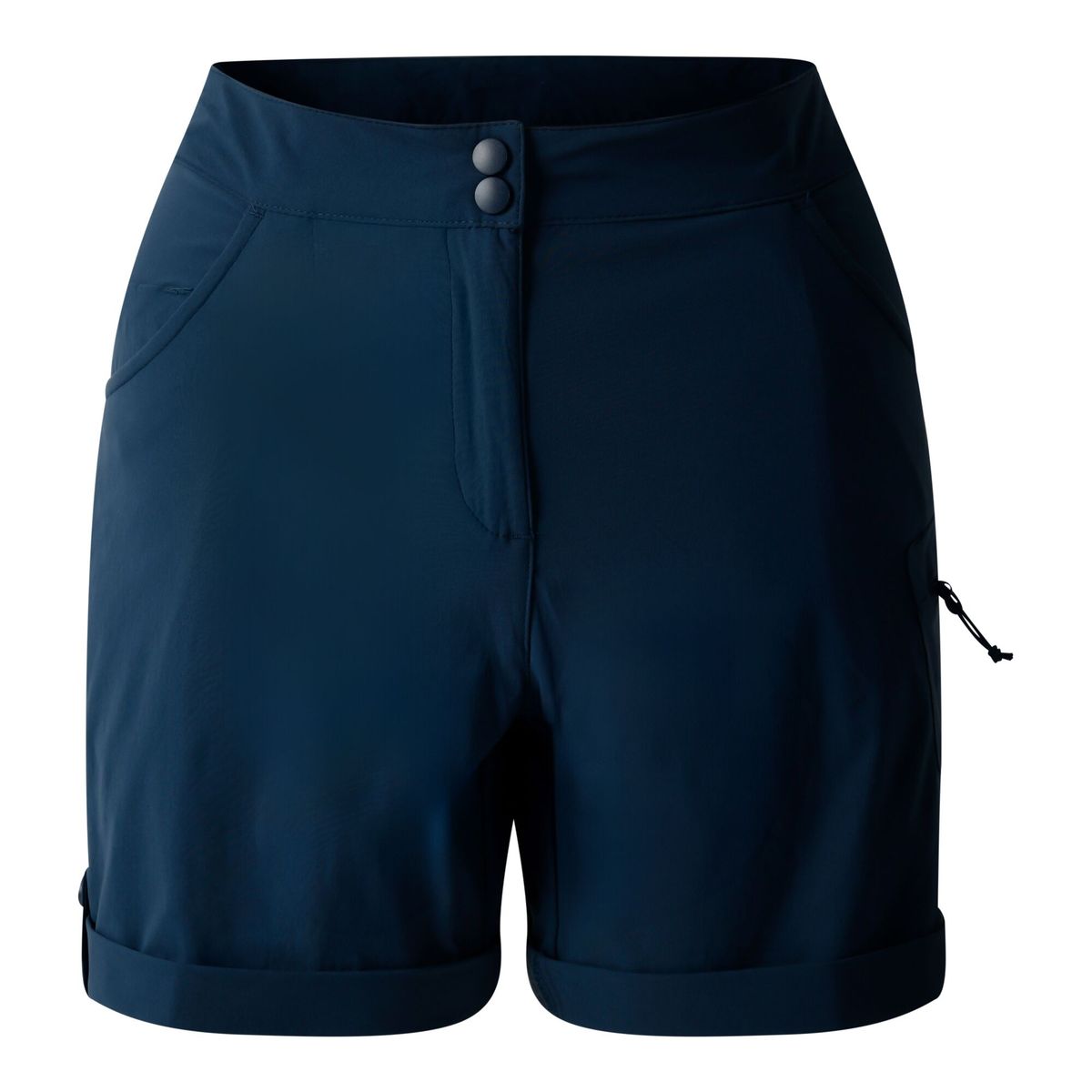 Damen Wander-Shorts, marineblau, uni