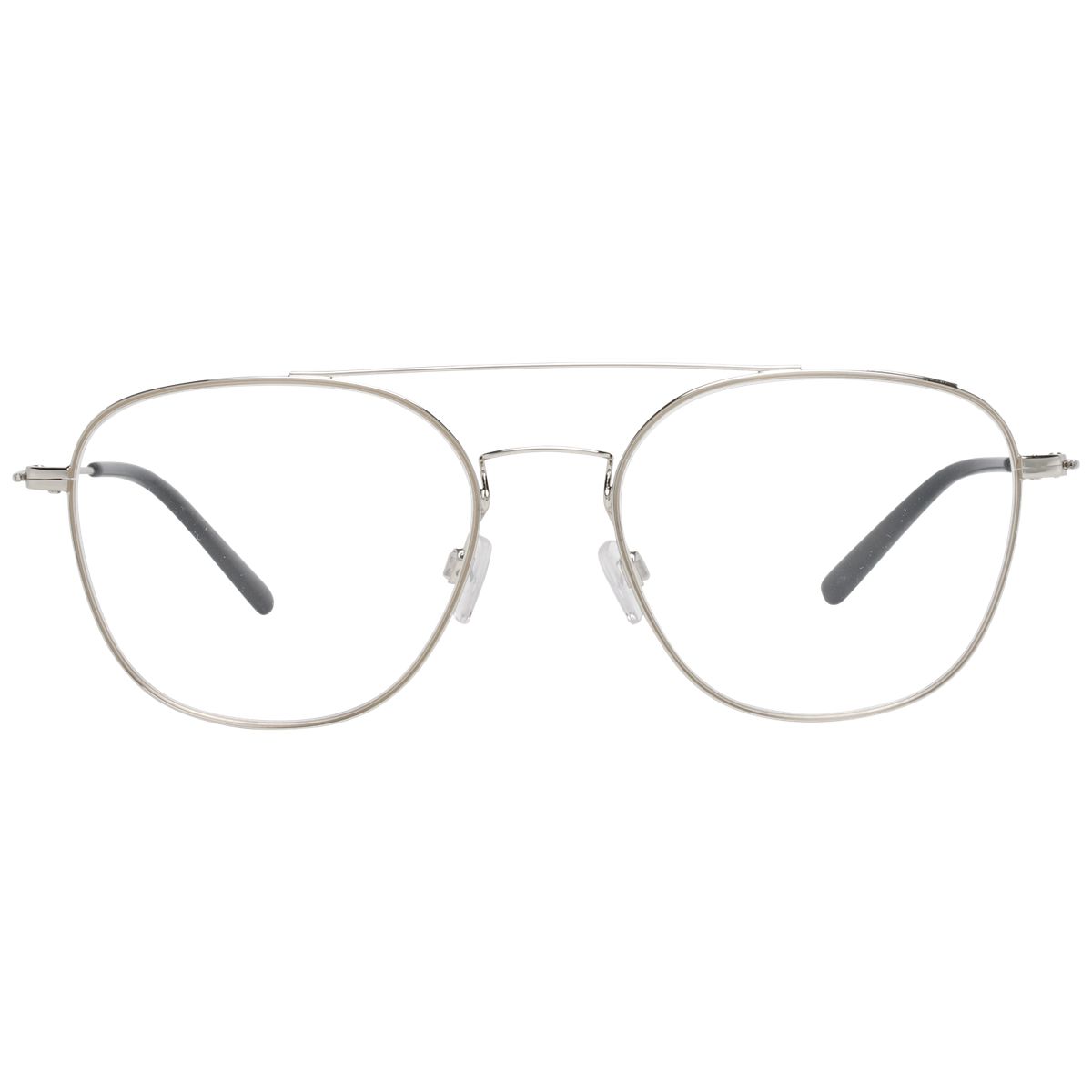 Klassische Doppelsteg-Brille aus Metall