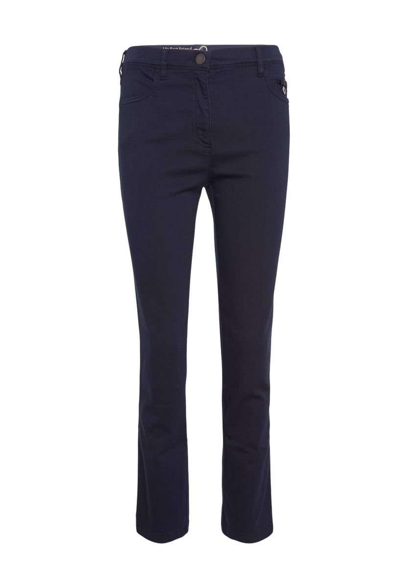 Damen Cropped Stretch Freizeit Hose