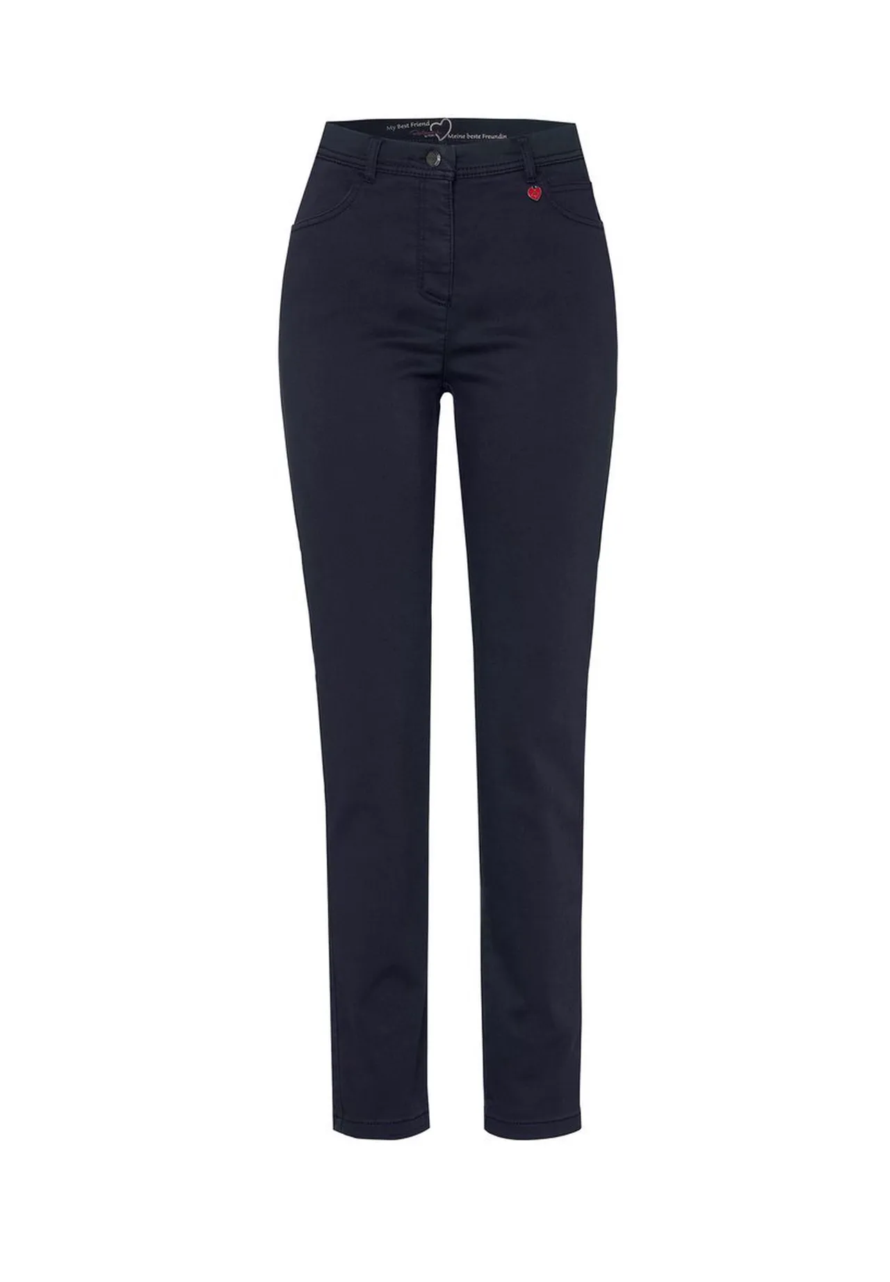Damen Cropped Stretch Freizeit Hose