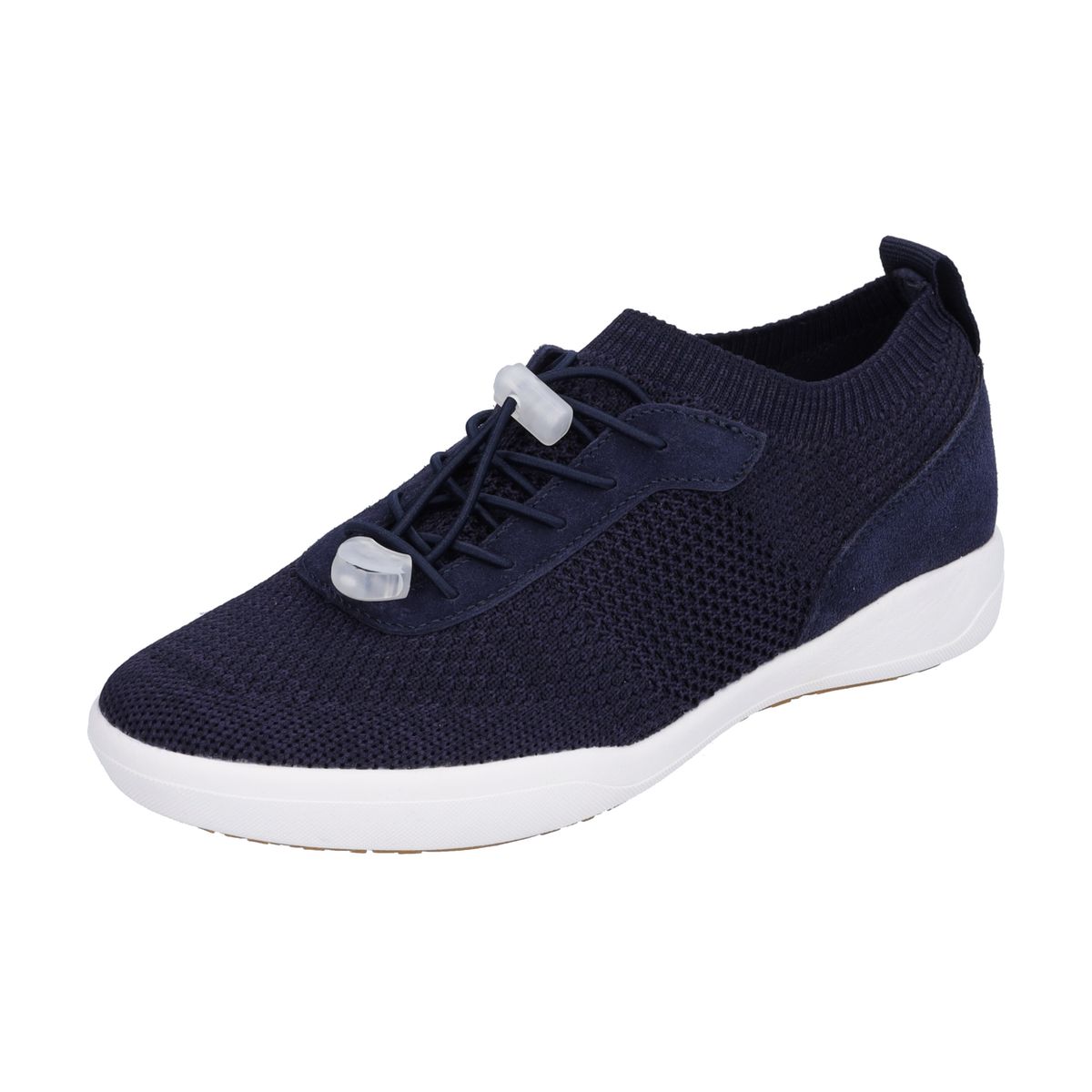 Strick-Sneaker mit elastischen Schnürsenkeln