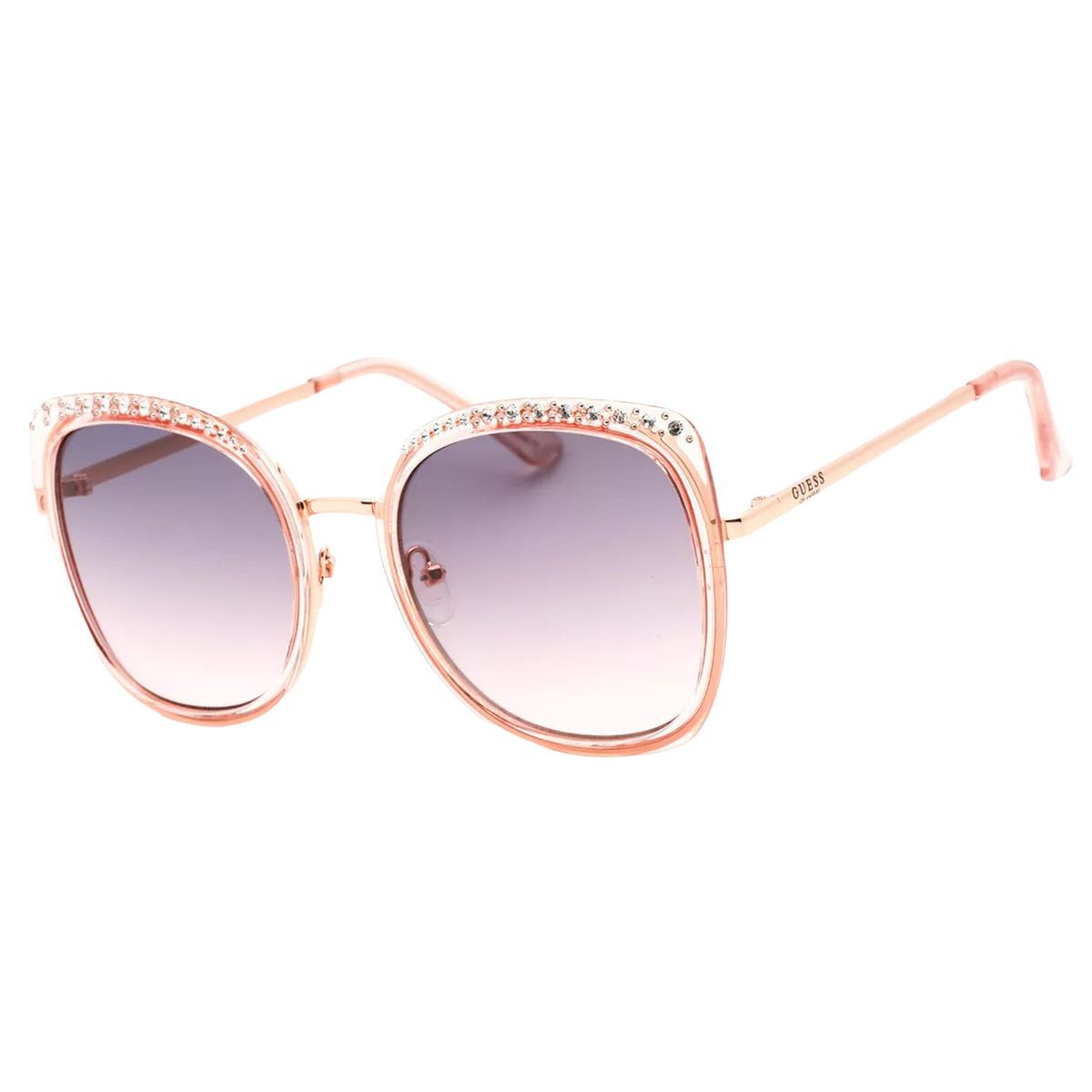 Glamouröse übergroße Sonnenbrille mit Kristallen