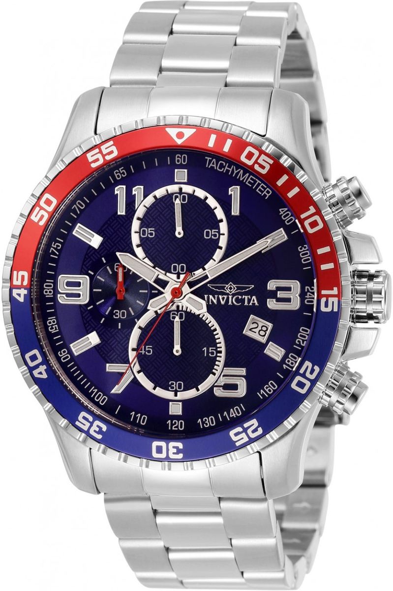 Chronograph Uhr aus Edelstahl