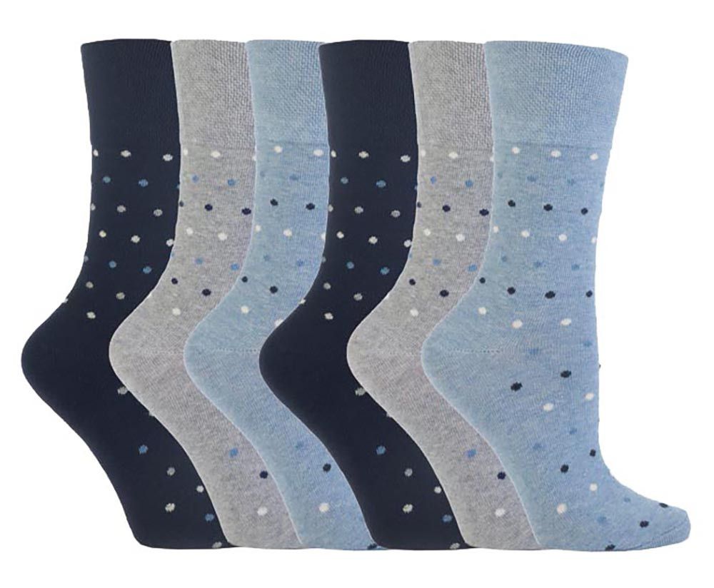 Gentle Grip - 6 Paar Damen Gentle Grip nicht elastische Socken - LGG49