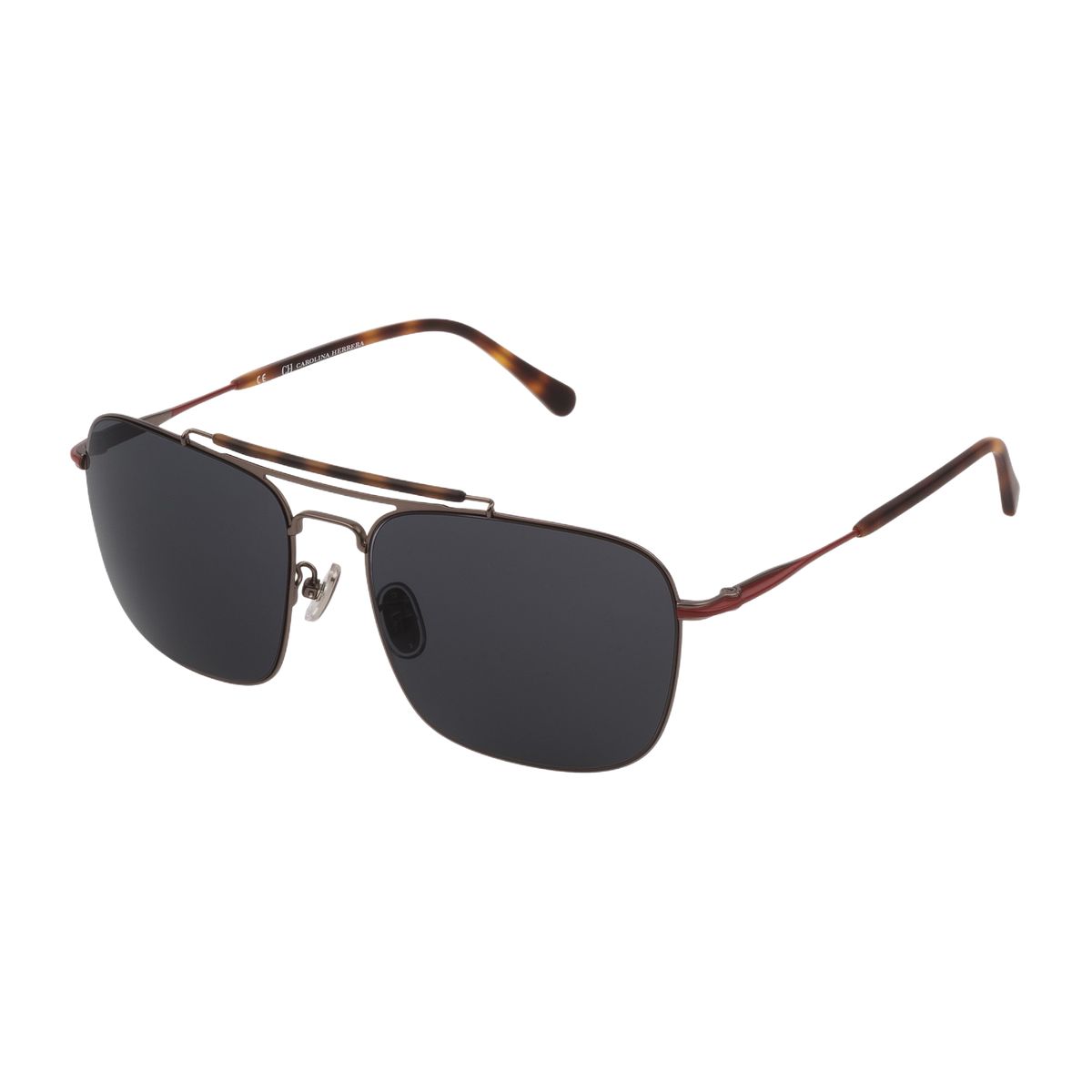 Aviator Sonnenbrille mit oberer Detailleiste