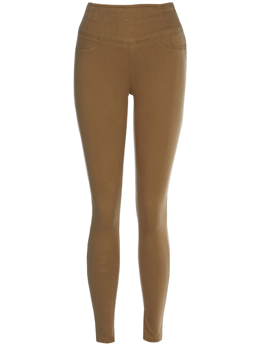 Hochtaillierte Slim-Fit Jeggings