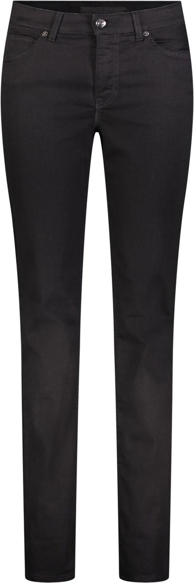 Schwarze lässige Hose mit geradem Bein