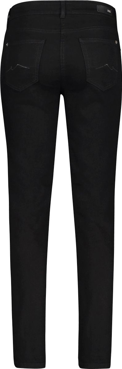 Schwarze lässige Hose mit geradem Bein