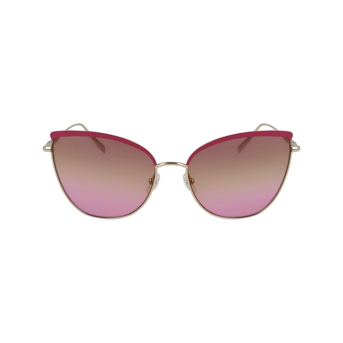 Cat-Eye Sonnenbrille mit Farbverlaufsgläsern