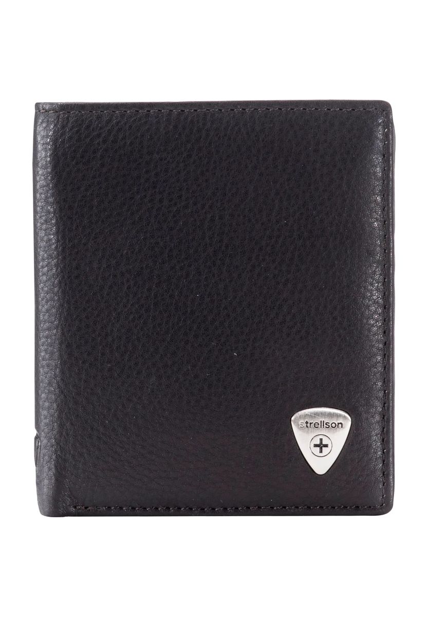 Klassische Bifold-Börse aus strukturiertem Leder