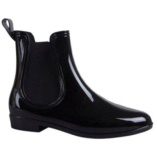 Damen Regen Stiefeletten
