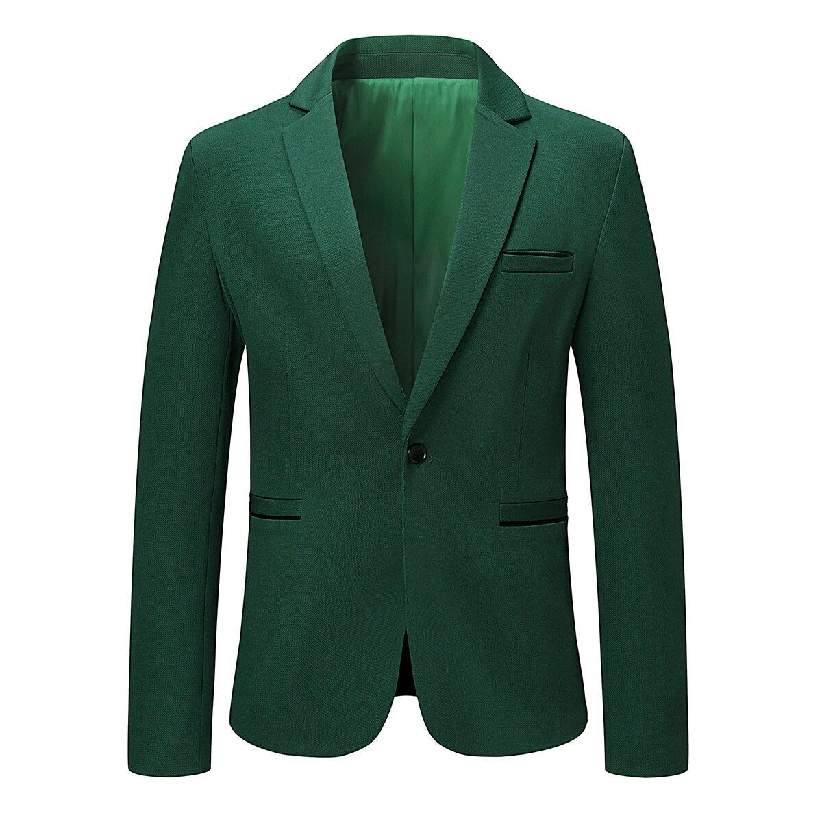 Herren Slim Fit Freizeit Blazer Jacke
