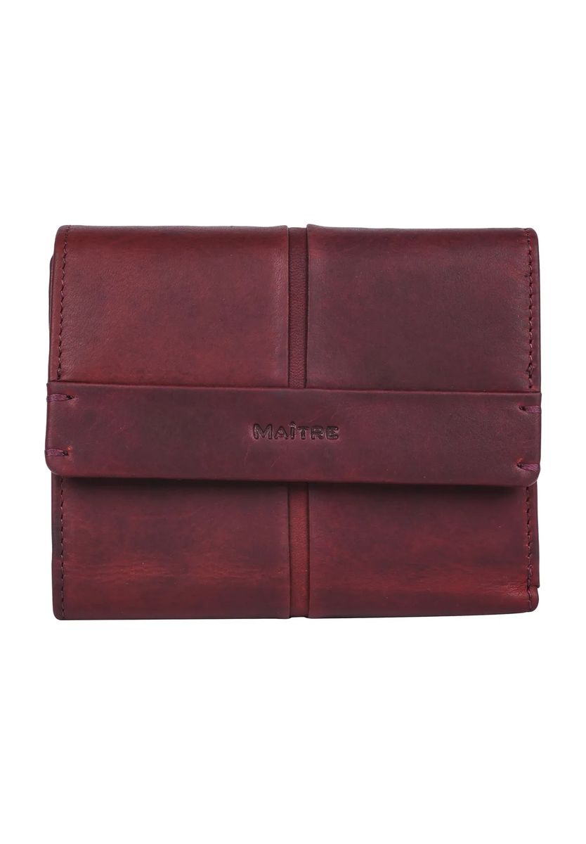 Maître Brieftasche "Dalene", Leder, RFID-Schutz, für Damen, rot, 99
