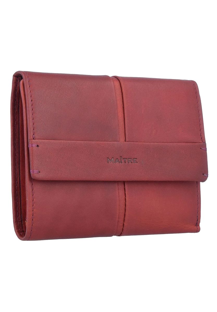 Maître Brieftasche "Dalene", Leder, RFID-Schutz, für Damen, rot, 99
