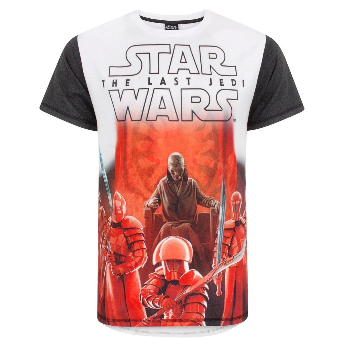 Star Wars - T-shirt à imprimé 'The Last Jedi' - Homme (Blanc)
