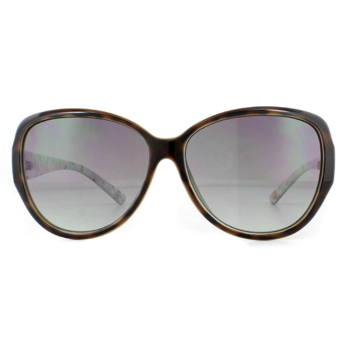 Übergroße Sonnenbrille mit Schildpattmuster